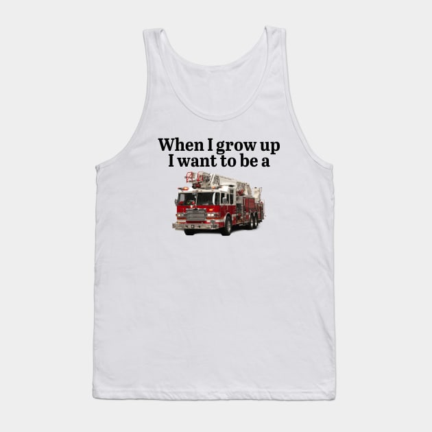 When I grow up Tank Top by ElizAlahverdianDesigns